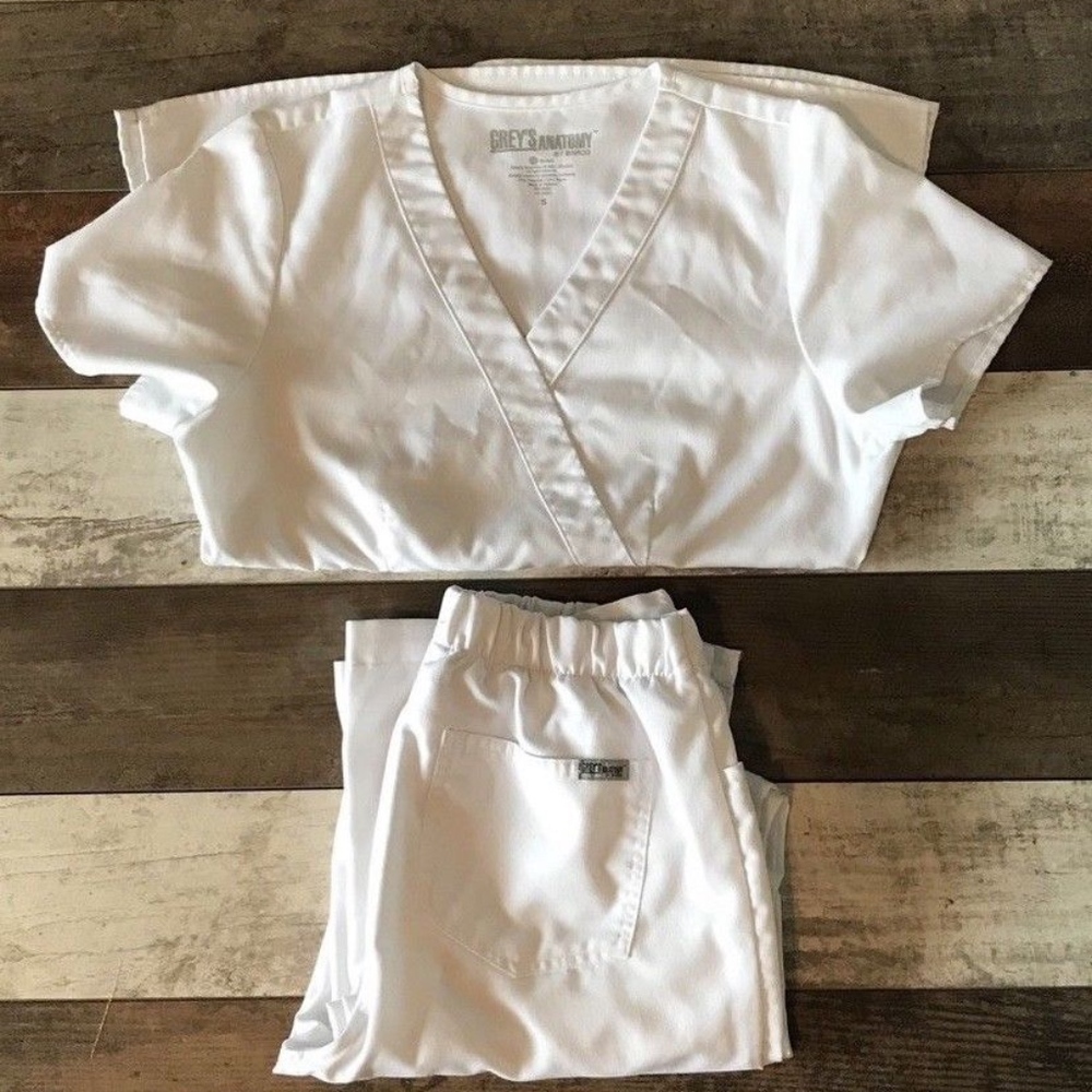 Greys Anatomy Scrub Set White by Barco Women's